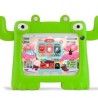 TABLET VORAGO PAD7KIDS 7 PULGADAS ANDROID 11 QUADCORE 2GB 32GB DUALCAM WIFI BT GMS FUNDA VERDE IDCARDKR2K