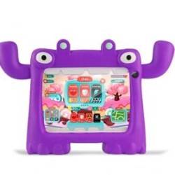 TABLET VORAGO PAD7KIDS 7 PULGADAS ANDROID 11 QUADCORE 2GB 32GB DUALCAM WIFI BT GMS FUNDA MORADA SBNB600