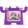 TABLET VORAGO PAD7KIDS 7 PULGADAS ANDROID 11 QUADCORE 2GB 32GB DUALCAM WIFI BT GMS FUNDA MORADA SBNB600