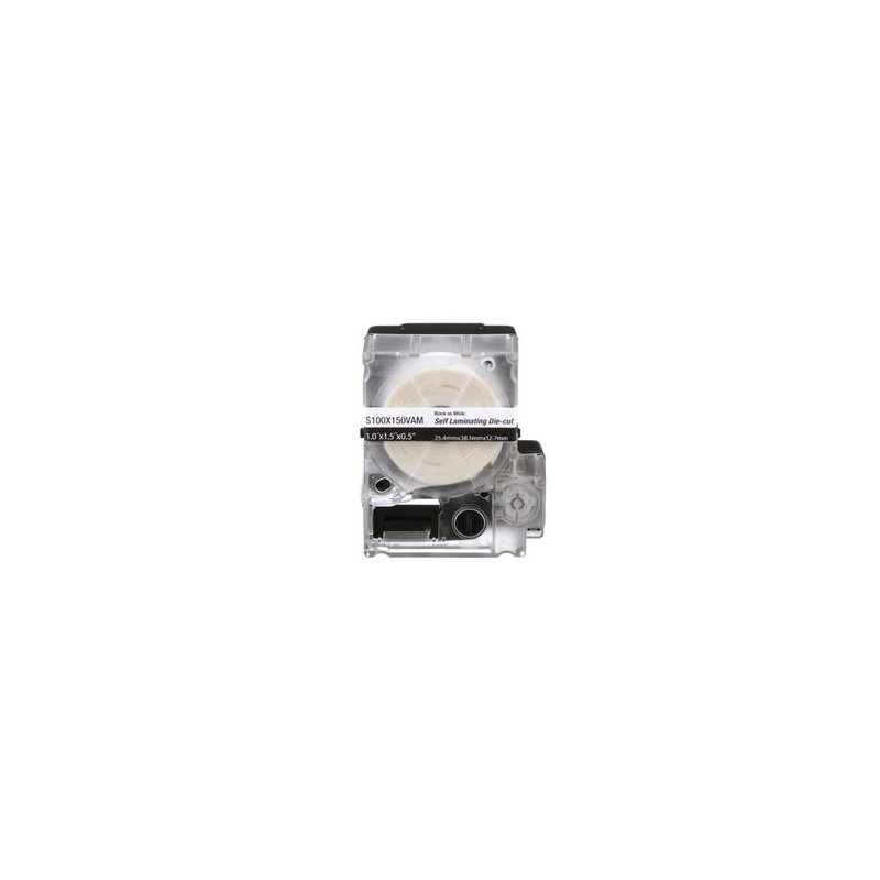 Casete  De 125 Etiquetas Autolaminadas Para Cables 84 Awg 1 X 2.25