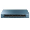 SWITCH DE 8 PUERTOS GIGABIT TPLINK LS108G PARA ESCRITORIO PLUG AND PLAY CON CARCASA DE ACERO TL1