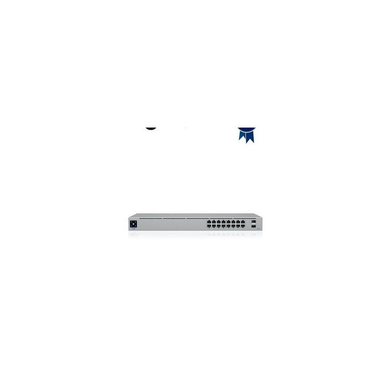 Ubiquiti Usw16poe  Switch Capa 2 De 16 Puertos/ 8 Puertos Poe 802.3afat Y 8 Puertos Gigabit Sin Poe/ 2 Puertos 1gbps Sfp/ Presup